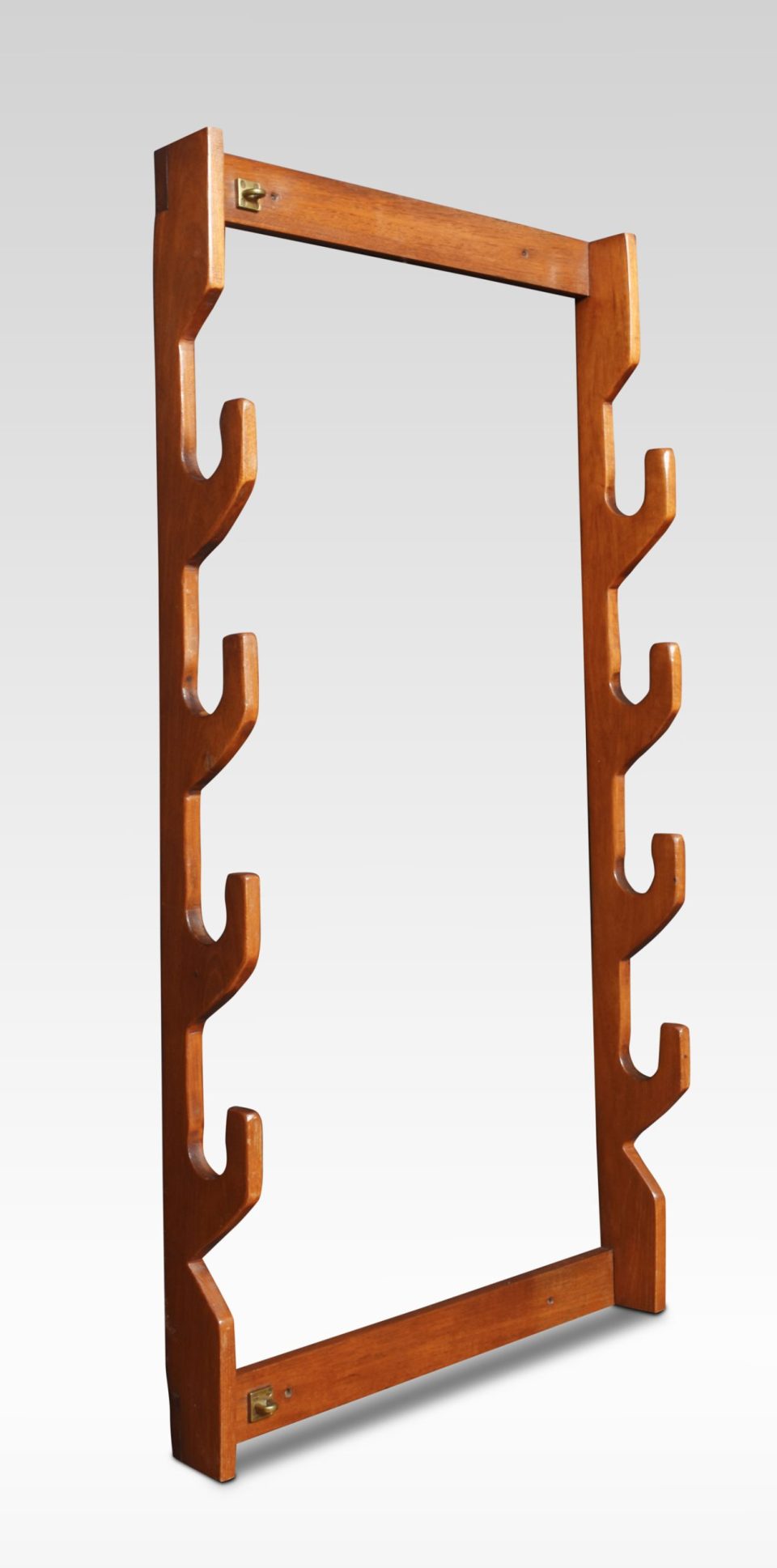 Walnut gun rack