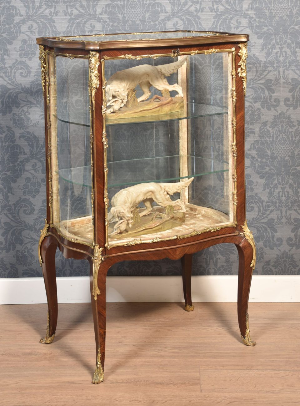 French walnut bijouterie cabinet