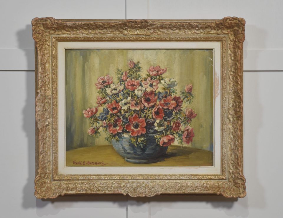 Oil on canvas Still Life of Flower