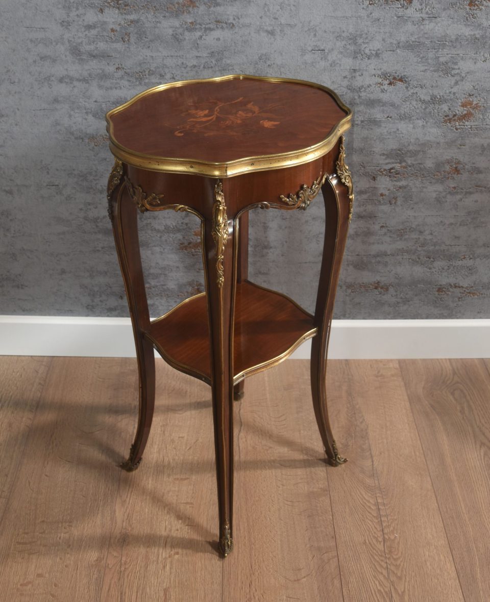 Gillows gilt bronze mounted inlaid table