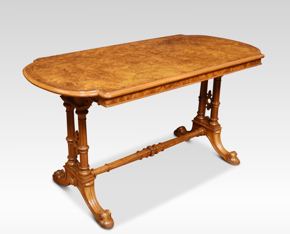 Walnut center table