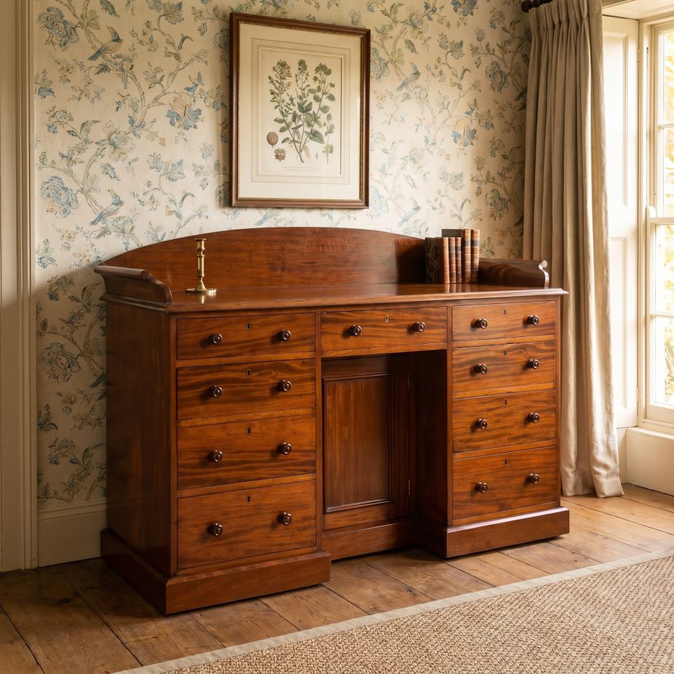19th century mahogany dressing table