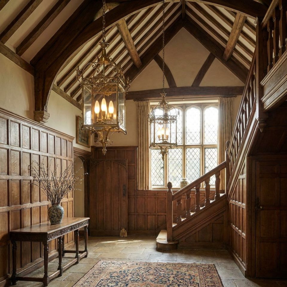 Large pair of Hall lanterns