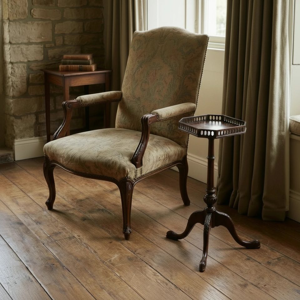 Mahogany Occasional Wine Table
