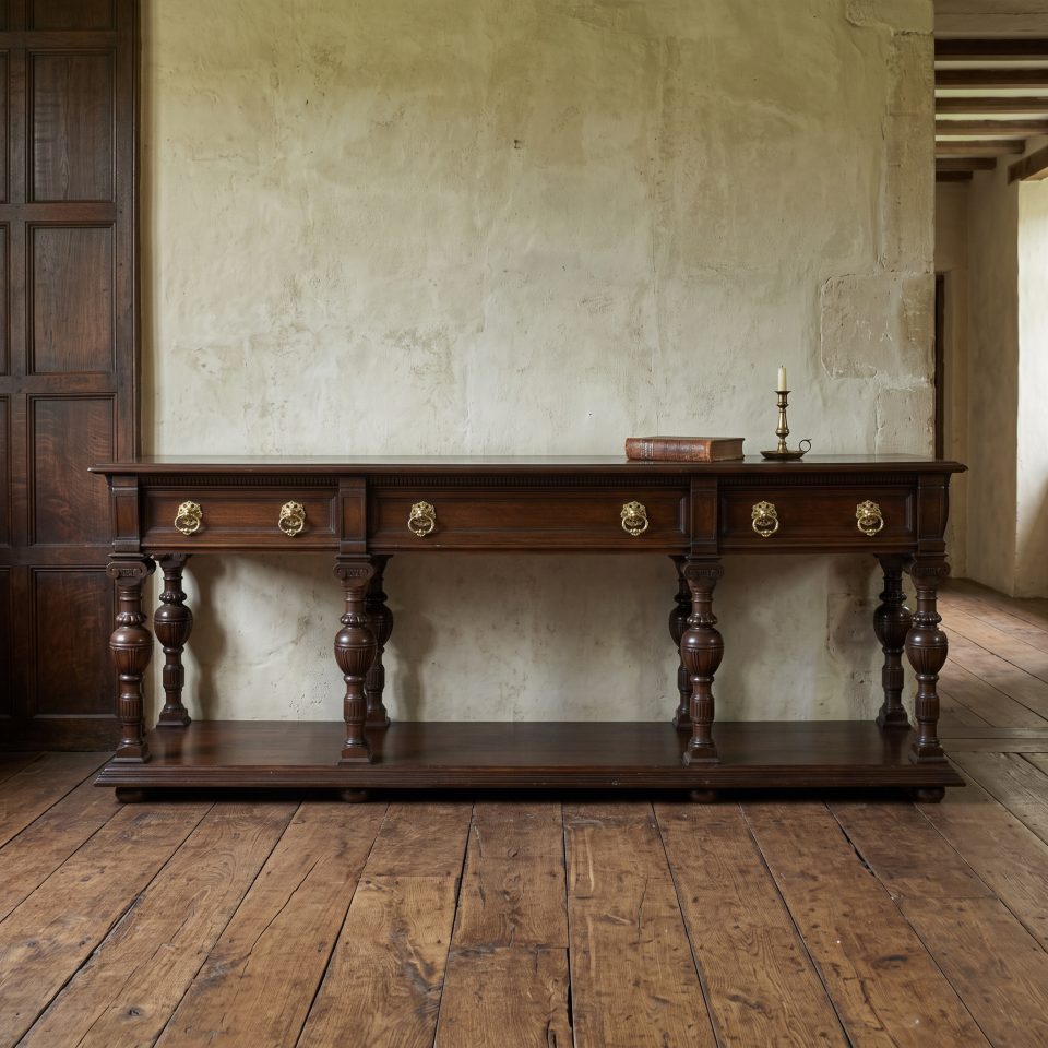 Jacobean Style Oak Dresser Base